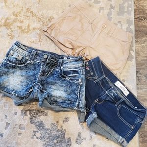 Lot of shorts //Hollister, Miss Me, Target